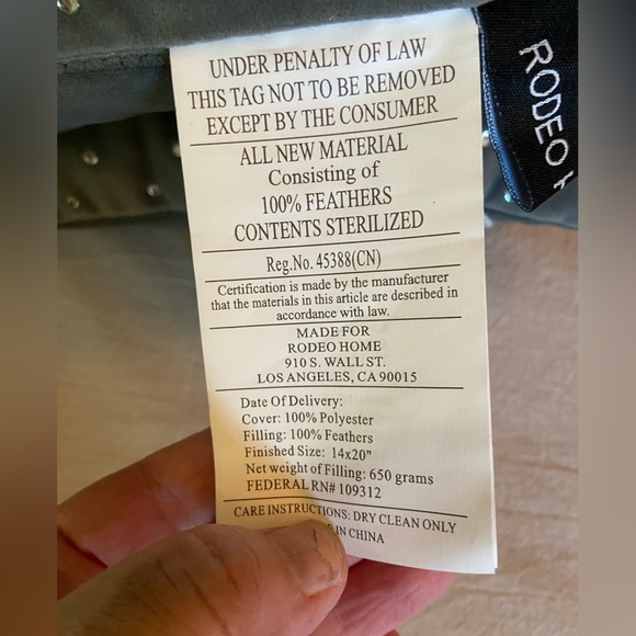 🌟 HP 🌟 Rodeo Home 2 x Decorative Pillows with Crystals - Picture 4 of 5